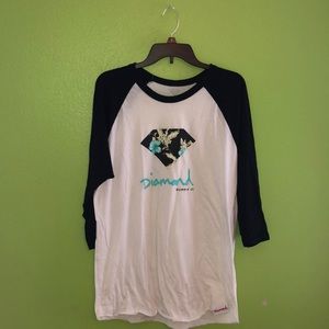 large diamond t shirt